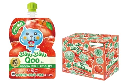 コカコーラ ぷるんぷるんQoo りんご 125g×30本 ミニッツメイド Qoo パウチ ジュース 飲料 リンゴ アップル 林檎 コカ・コーラ