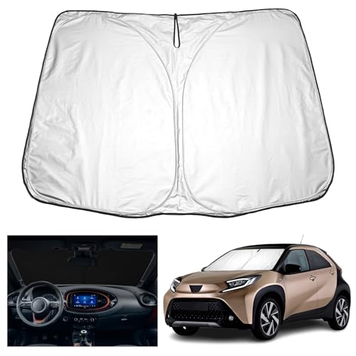 YEE PIN Aygo X Sonnenschutz Auto kompatibel mit Toyota Aygo X 2022-2024 / Aygo