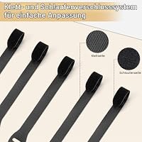Zivacate 120 Stück Wiederverschließbare Kabelbinder aus Nylon – Ansicht 2