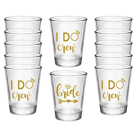 Bride and I Do Crew Bachelorette Shot Glass Set Cover