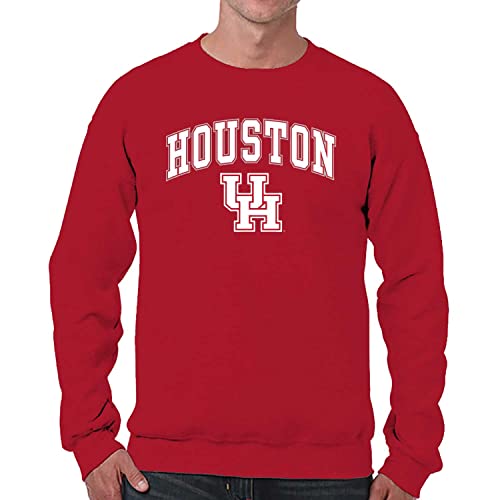 Image of NCAA College Sweatshirt Fleece Crewneck Pullover for Men and Women | Officially licensed NCAA college gameday crewneck pullover - 9 oz fleece lined sweatshirt with arch and logo design