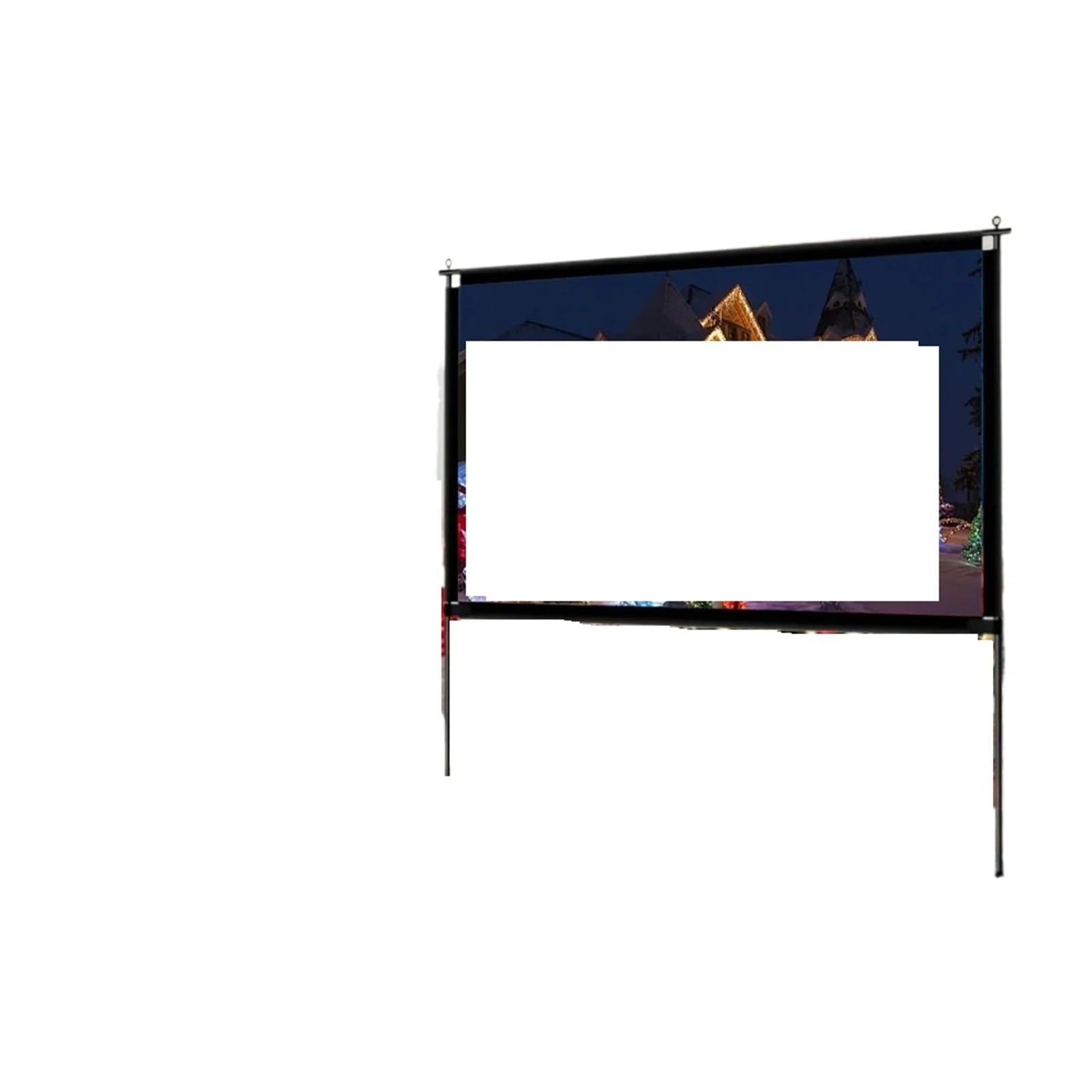 Pantalla de proyector portátil 4K HD con soporte de gran estabilidad 7