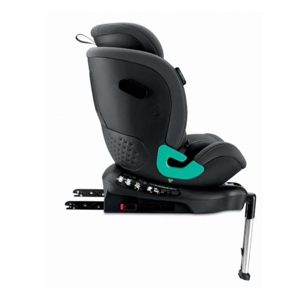 GT I-Size Auto-Kindersitz Reboarder, Gruppe 1/2, 9-18 kg, 76-150 cm, Schwarz
