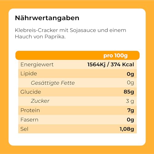 Reiscracker Mix 1 kg | Fuji Mix Salzige Reis-Snacks | knusprige Cracker mit feinem Paprika Salzgeschmack | Gesunder Snack in hoher Qualität für ausgewogene Ernährung | Dorimed
