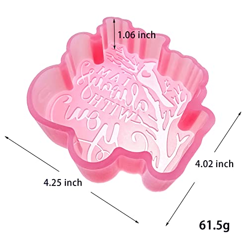 (300 Design Optional) MUBYOK M275 Always with You Silicone Freshie Mold for Baking Aroma Beads Car Freshie Supplies - Thumbnail 3