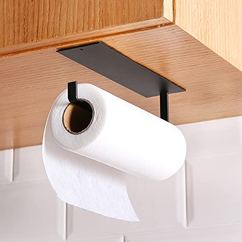 Kitchen Roll Holder, Kitchen Paper Rack, Wall Mounted, Toilet Paper Holder, Napkin Storage Holder Under Cupboard, Paper Towel Holder, Self Adhesive No