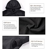 Ficlwigkis Attack On Titan Hoodie Unisex Anime Printed Pullover,Novelty Coat Unisex Hoodie Couple Suit Tops Clothes for Young Black