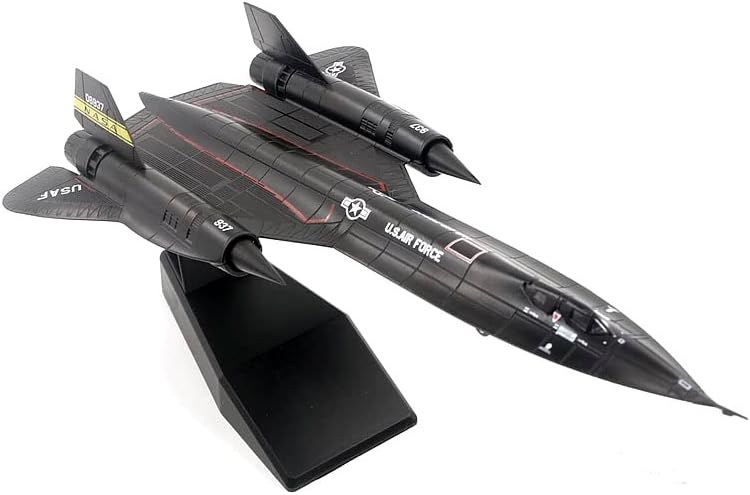 Lockheed YF-12 NASA test led to SR-71 Blackbird 1/144 diecast w/ABS model plane