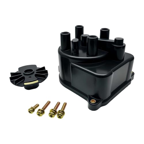 HYNYHT Ignition Distributor Cap and Rotor Kit Set 30102-P54-006 Compatible with 1992-2000 Civic 1994-1997 Civic del Sol 1997-2001 CR-V 1992-2001 Integra