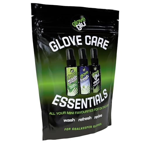 gloveglu Glove Care Essentials Wash Fresh Grip Spray for Goalkeeper Gloves Soccer Football Gloves...