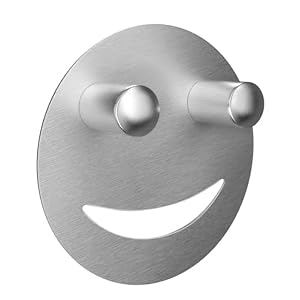 Stainless Steel Smiley Face Dish Sponge Holder Silver Sink Caddy Organizer Storage with Suction Cup for Kitchen Rv