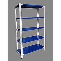 S. K. MODERN ART Metal Slotted Angle Rack/Storage Rack/Book Rack