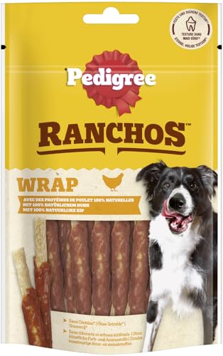 PEDIGREE Wraps Hundesnacks Huhn, 8x60g
