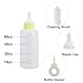 Kitten Bottle Feeding Kit, Professional Kitten Nursing Bottle with Nipple & Cleaning Brush Newborn Pet Feeding Supplies for Baby Cat Puppies Rabbits & Small Animals