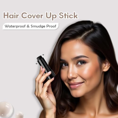 Image of Glamveda Hair Touch-Up | Instant Hair Colour Stick | Natural Hairline, Root Touch Up Helps Cover Grey Root | Highly Pigmented, Fuller & Denser Look | Long-Lasting Matte Finish Pack of 1