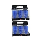 Lstyle Dart Flights: L8 PRO Bullet - Two Pack - for Soft Tip and Steel Tip Darts - Blue