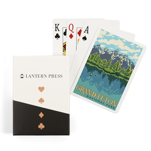Lantern Press Naipes Poker Grand Teton 52 Cartas