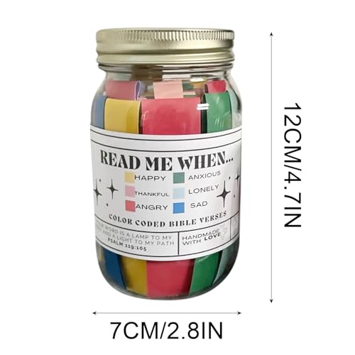 Bible-Verses-in-a-JarBible-Verses-Jar-for-Emotions-and-FeelingsBible-Verse-CardsChristian-Bible-GiftsPrayer-Request-CardsChurch-Gift-Scripture-Cards-with-Bible-Verses-Jar