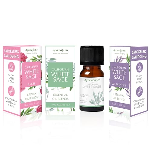 Sauge blanche et lavande Aromafume huiles essentielles pour vos séances de yoga et de méditation