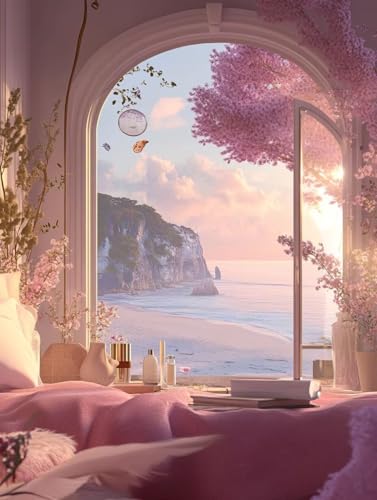 Loisirs Créatifs Adultes Diamond Painting Plage Grand Format 5D