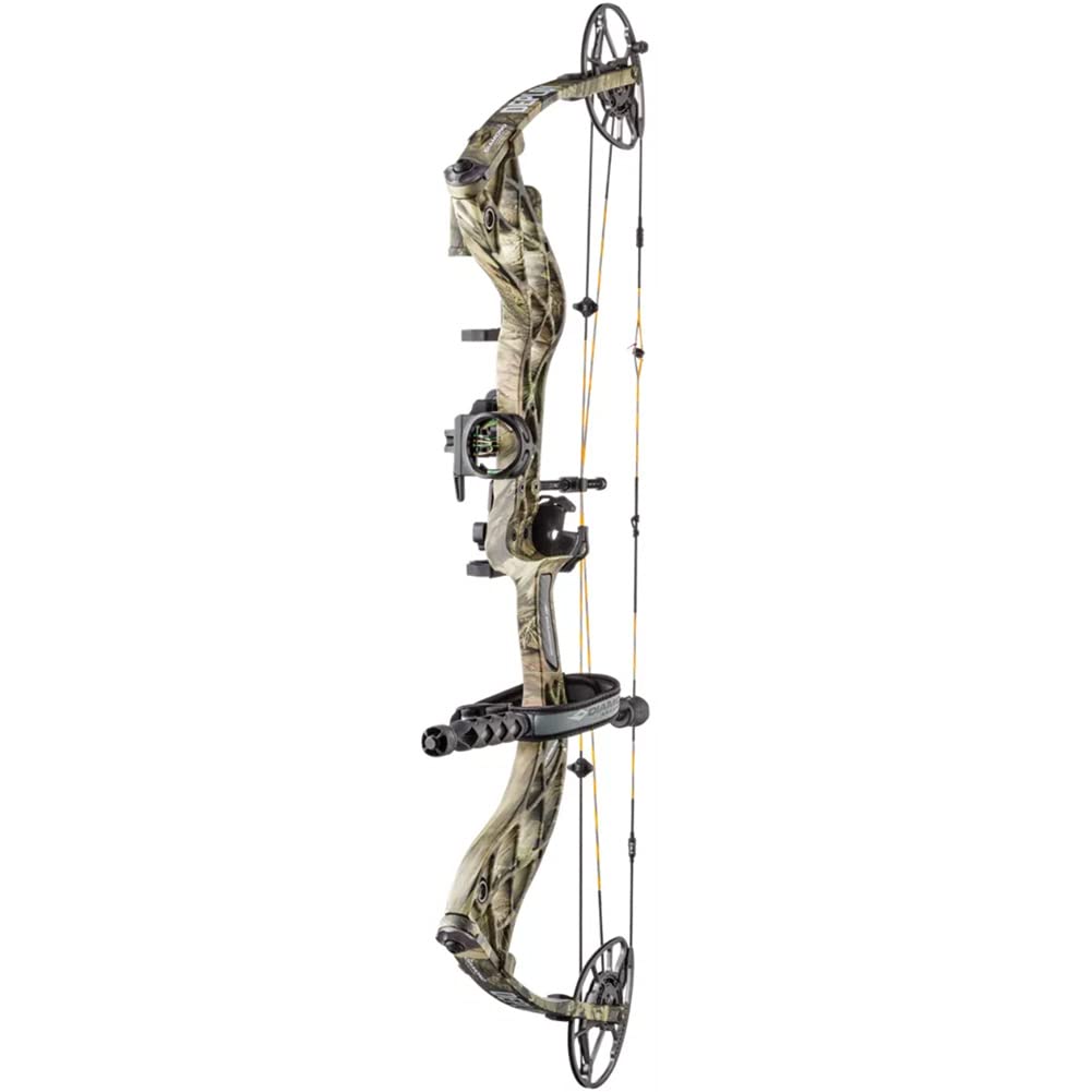 DIAMOND ARCHERY Deploy SB Fully Adjustable Equipped Durable Compound Bow with R.A.K. Package - RH, 70 Lbs, Breakup Country