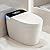 Smart Toilet, One Piece Bidet for Bathrooms, Modern Elongated Toilet with Warm Water, Dual Auto Flush, Foot Sensor Operation, Heated Bidet Seat, Electric Tankless Toilets with LED Display