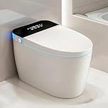 Smart Toilet, Bidet Toilet with Premium Comfort Design, Wireless Remote Control, Auto Open/Close Lid, Instant Warm Water, Heated Seat & Warm Air Dryer, Elongated Fit, Luxury Japanese Toilet Experience
