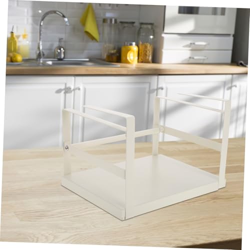 Estante con cajón extensible para ordenar armarios y encimeras 6