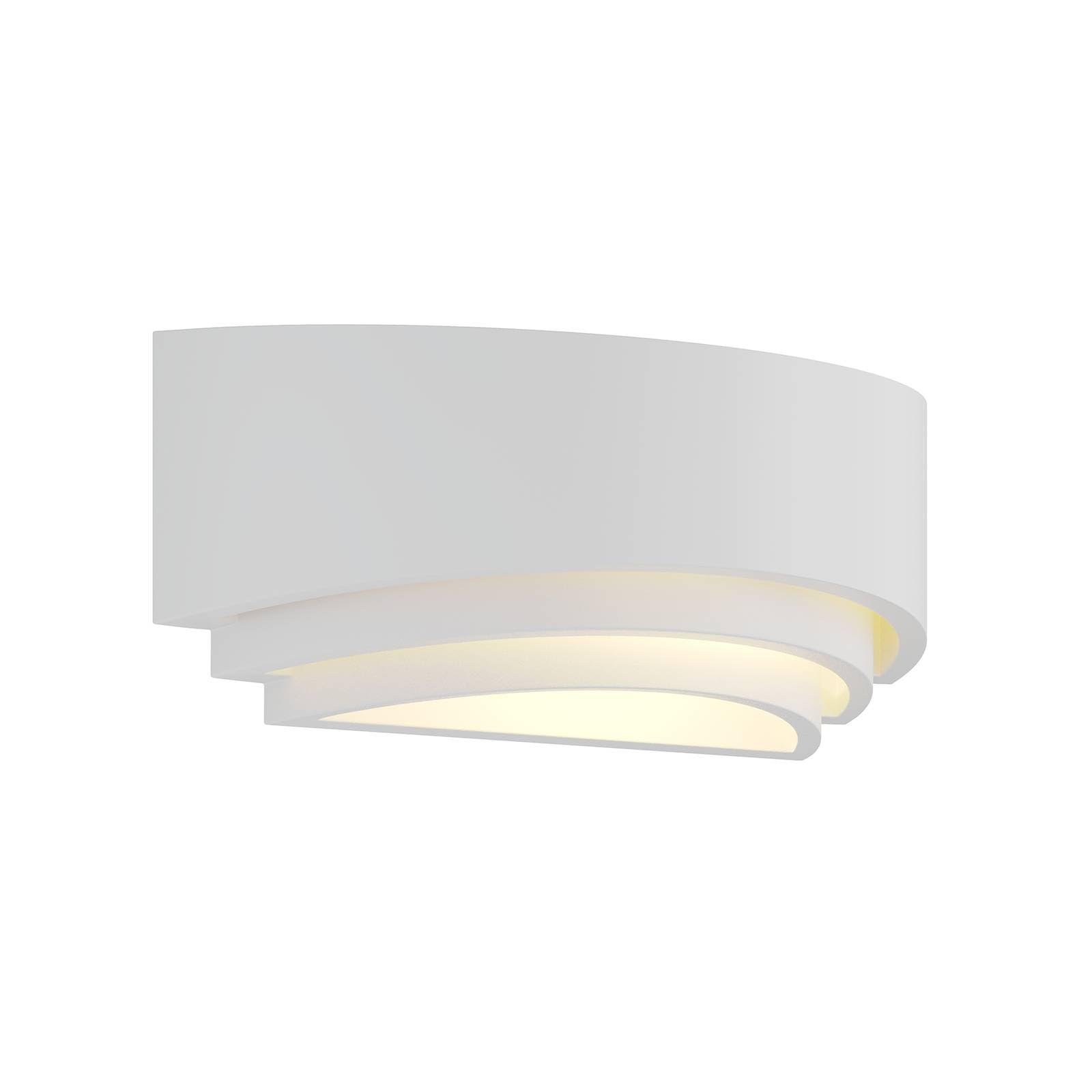 Lindby White Wall Light Lucien Dimmable (Modern) In Made Of Plaster/Clay For E.g. Bedroom (1 Light Source, E14) From Wall Lighting Lamp