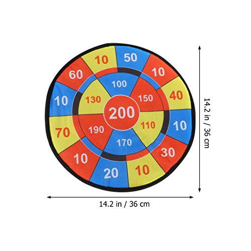STOBOK Conjunto de Jogo de Dardos Bolas Adesivas Autoadesivas E Jogo de Alvo para Dardos para Festas