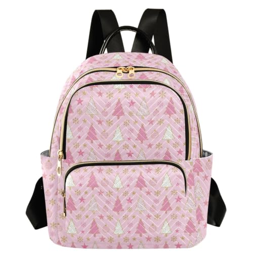 Mochila de gran capacidad casual mujer con estampado original de galleta y melocotón