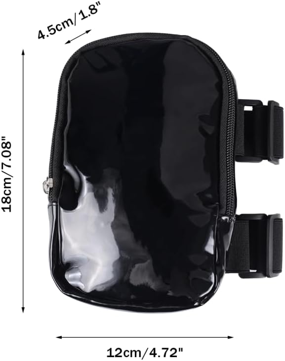 Thigh Harness Leg Bag, PU Waterproof Drop Leg Pouch Thigh Bag for Outdoor Hiking Cycling Jogging Traveling