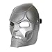 Todollcos Dr Victor Cosplay Mask Silver Adult Men's Full Face Resin Headgear with Belt Adjustable Multi-Universe Super Villain Costume Props
