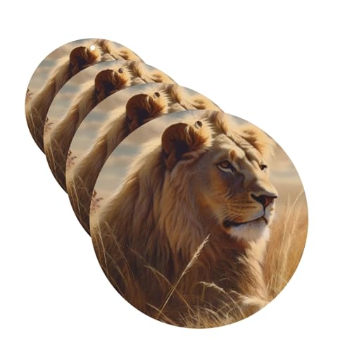 Ambientadores de coche Prairie Lion 4 piezas divertidos para...