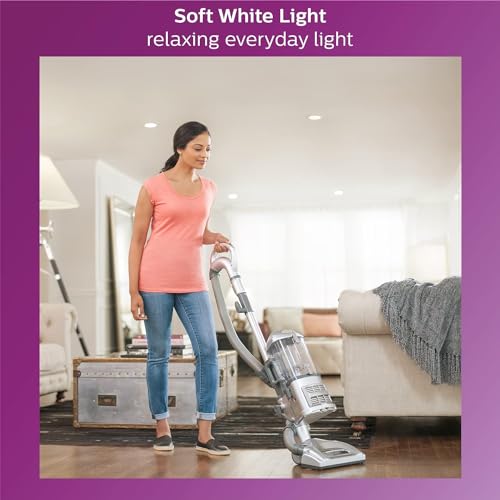 Image of PHILIPS LED 40W A19 4-Pack Basic Soft White (2700K) 450 Lumen (6.5W = 40W) Frosted Flicker-Free Light Bulbs