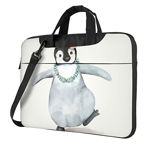 Sac ordinateur pingouin à fleurs pour fac et bureau nomade