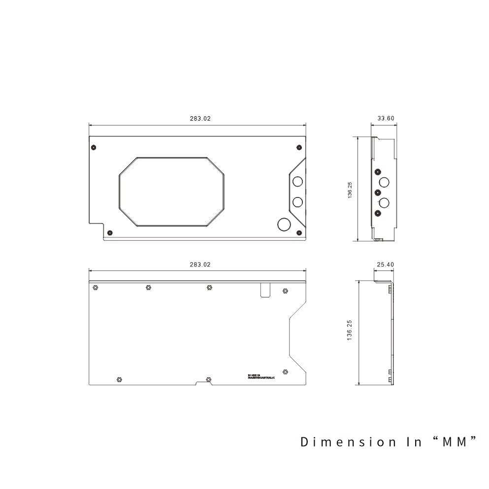 Image of Copper GPU Water Cooling Block GPU Waterblock for Asus ROG Astral RTX 5080 16 Gaming