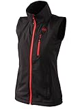 [page_title]-Ultrasport Damen Softshell Weste Athina, Black/Red, L