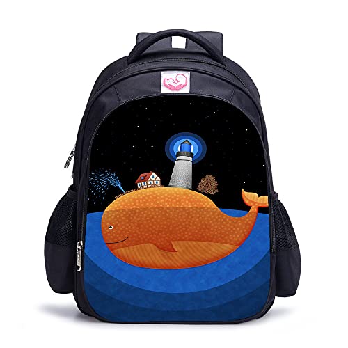 Sac à dos d'école artistique 16 pouces pour enfants et adultes de 41x28x12 cm