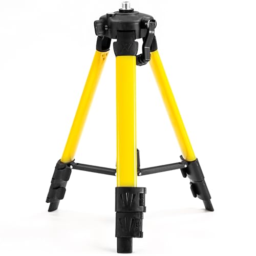 Miniatura 3 de Retoo Trípode Para Láser, Nivelador Y Línea Láser, Ajustable, 5 8 Rosca, 43-113 Cm Altura De Trabajo, Aluminio