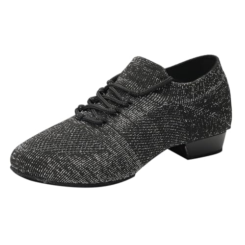Zapatos de entrenamiento para mujer, bailar, zapatos de interior con tacón, zapatos de baile, malla transpirable, zapatos casuales, zapatos de animadora, elegantes y hermosos, zapatos de verano, pies