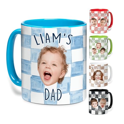 Taza personalizada con foto y texto para el Día del Padre 11oz miniatura 1