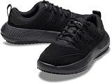 Crocs Womens On The Clock Work Sneaker Triple Black, Women 8 Wide