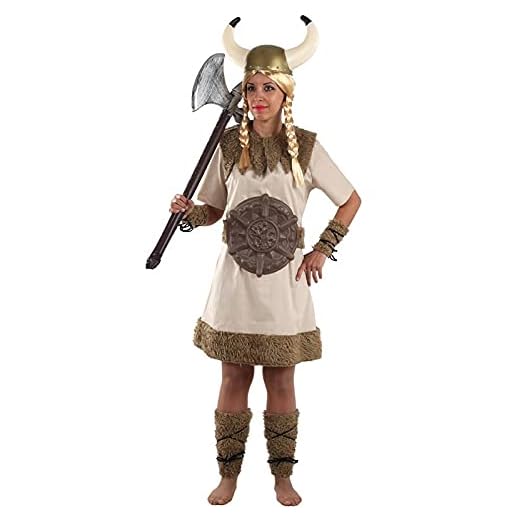 DISBACANAL Disfraz de vikinga Bruta para Mujer - Único, M