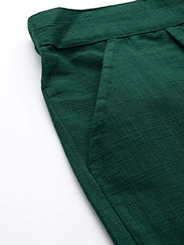 Image of Jaipur Kurti Women's Pleat-Front Regular Pants