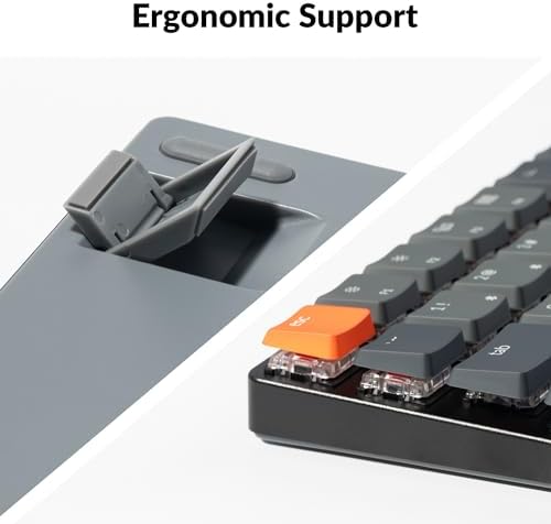 Keychron K3 Version 2, 84 Keys Ultra-Slim Wireless Bluetooth/USB Wired Mechanical Keyboard with White LED Backlit, Low-Profile Keychron Mechanical Brown Switch Compatible with Mac Windows — view 8