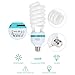 Skytex 2pcs 135W Light Bulb 5500K CFL Daylight Spiral Softbox Lighting Kit Bulb in E27 Socket for Photography Photo