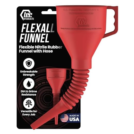 FlexAll Durable Automotive Oil Funnel