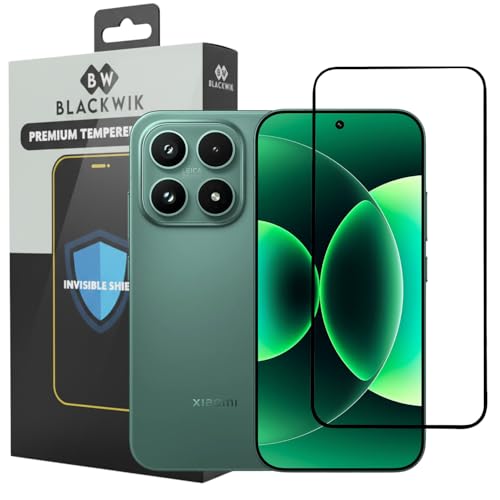 Image of Blackwik Premium Tempered Glass Screen Protector for Xiaomi 17 5G with Edge-To-Edge Protector Coverage | Easy Installation Kit (Black)