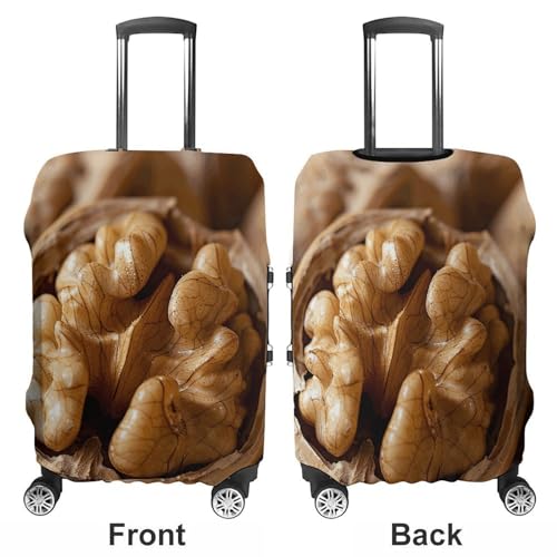 An Open Walnut Luggage Cover Protector Anti-Scratch Suitcase Cover Washable Luggage Covers Fits 19-21 Inch Luggage3